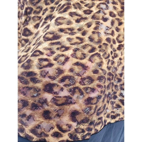 NWOT L’AGENCE Leopard Sheer Long Sleeve Bodysuit SIZE XS - Picture 2 of 10